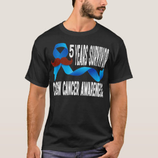 T-shirt Colorectal de sensibilisation des survivants de 5 