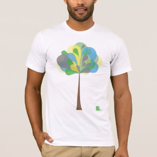 T-shirt Colorez la pièce en t d'arbre NOUVELLE
