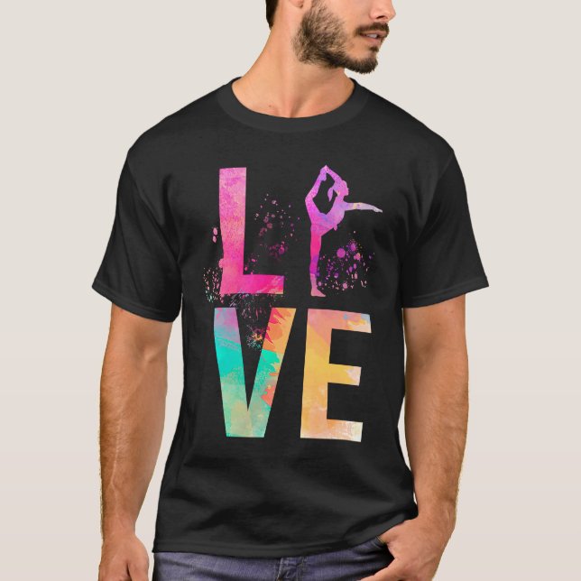 T-shirt Colorful Aerobics Mom  Aerobics (Devant)