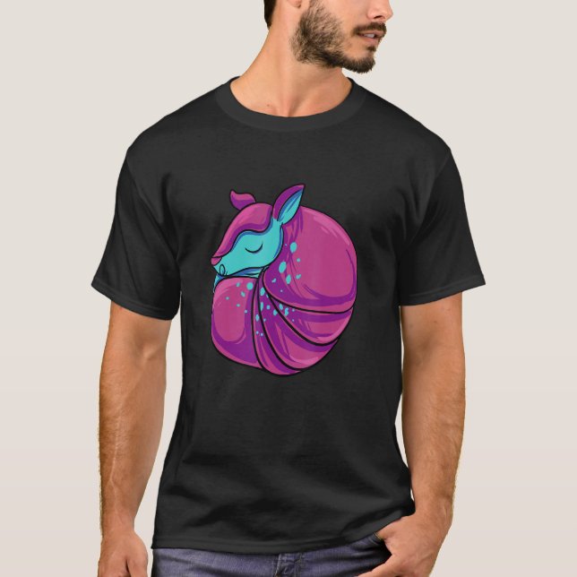 T-shirt Colorful Armadillo (Devant)