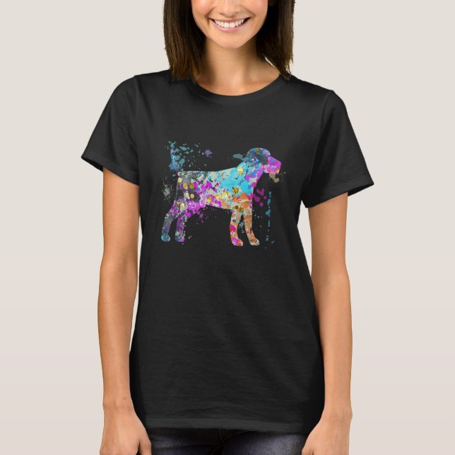 T-shirt Colorful Beagle   Dog Beagle (Devant)