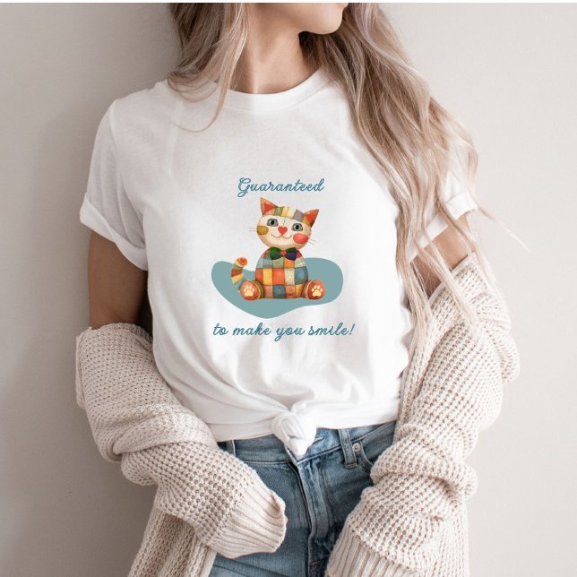 T-shirt Colorful Happy Cat Conversation Starter (Créateur téléchargé)