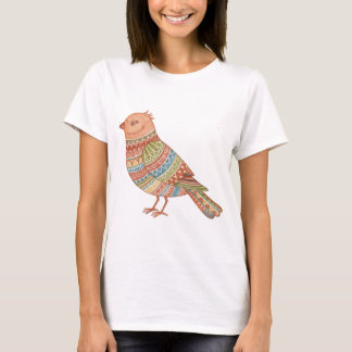 T-shirt Colorful Pattern Bird Illustration Art