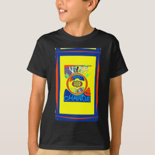 T-shirt Colorful USA Change : Un design festif