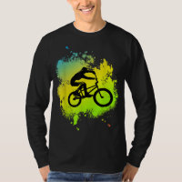 Coloriage Bmx Vélo avec jolis cascades Roue Pédale