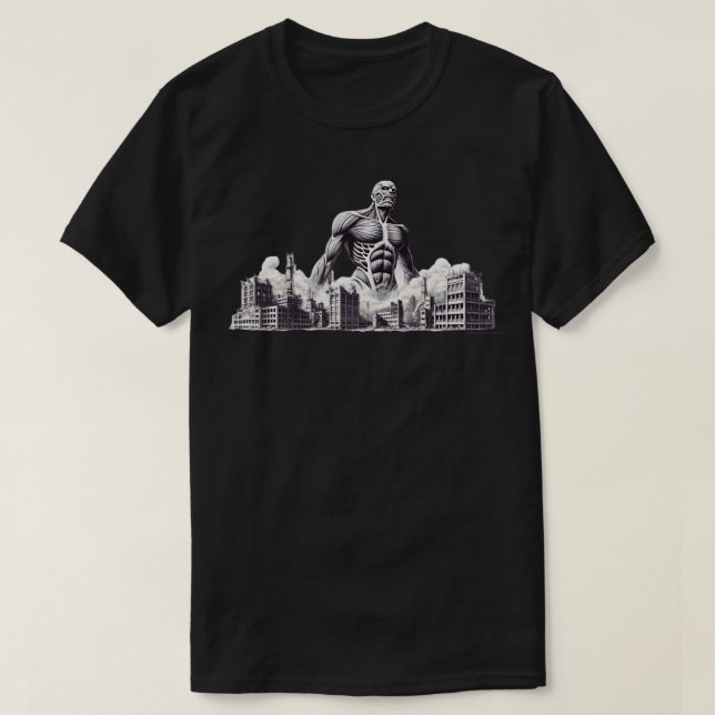 T-shirt Colossal Titan BW (Design devant)