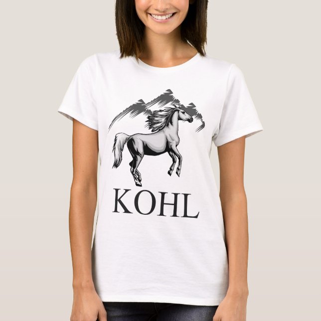 T-shirt Colt Logo_BW de Kohl et texte (Devant)