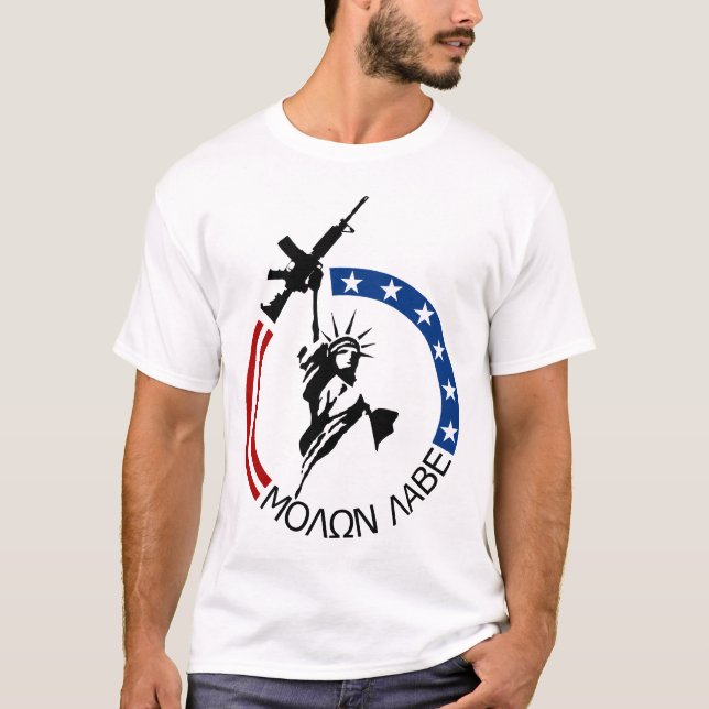 T-shirt Colt M4A2 - MOLON LABE (Devant)