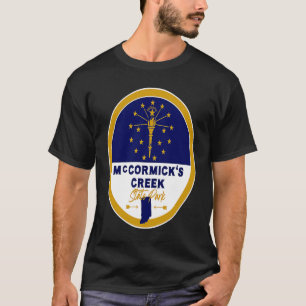 T-shirt Colton California CA Drapeau et Bear Badge Souveni