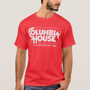 T-shirt Columba House Music Records Cadeau Rétro Vintage a