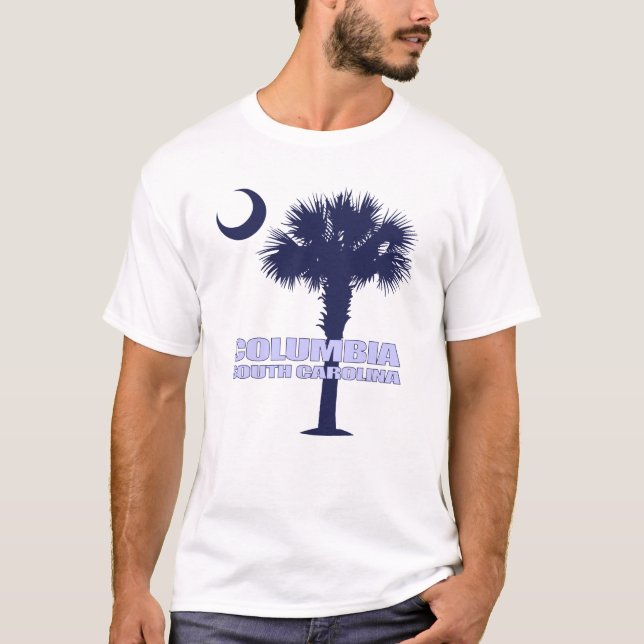 T-shirt Columbia SC (Palmetto & Crescent) (Devant)
