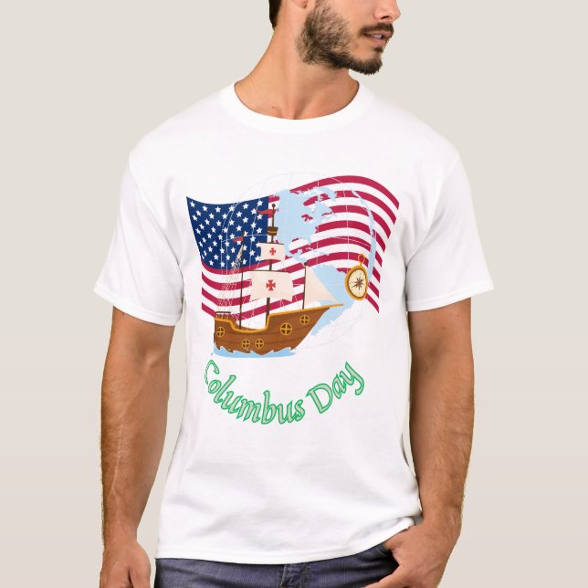 T-shirt Columbus Day (Devant)