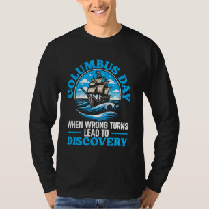 T-shirt Columbus Day America 1492 USA Découverte Christoph