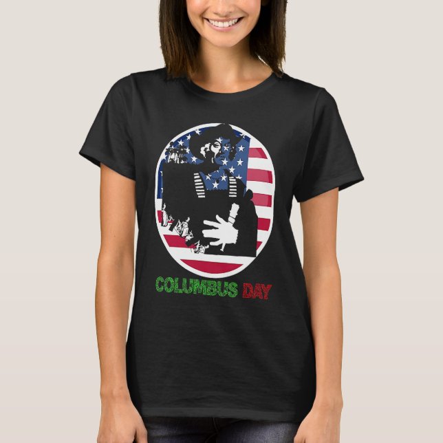 T-shirt Columbus Day Cristofo Colombo (Devant)