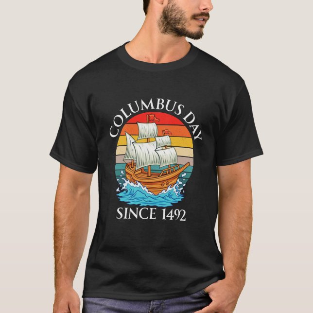 T-SHIRT COLUMBUS DAY NEW (Devant)