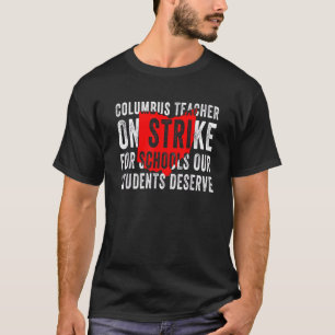 T-shirt Columbus Ohio École Enseignants Grève OH Enseignan