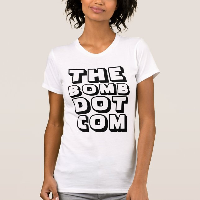 T-SHIRT COM DE POINT DE BOMBE (Devant)