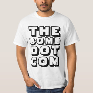 T-SHIRT COM DE POINT DE BOMBE