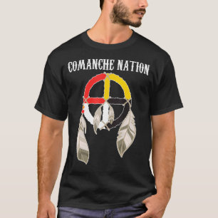 T-shirt Comanche People Native American Indian Medicine Wh