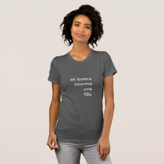 T-shirt Combat comme une fille
