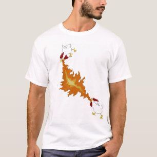 T-shirt combat de coq