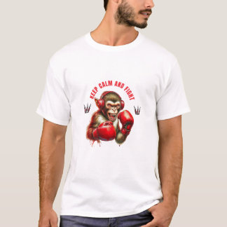T-shirt combat des singes