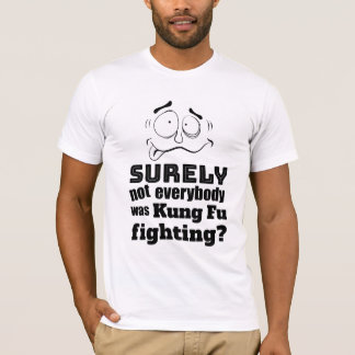 T-shirt Combat fou de Kung Fu de plaisanterie de papa de
