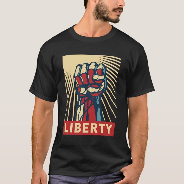 T-shirt Combat pour la liberté ! (Devant)