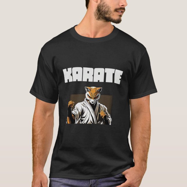 T-shirt Combat Sports Karate Fox (Devant)