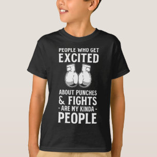 T-shirt Combats de kickboxing Fan de kickboxing Kick profe