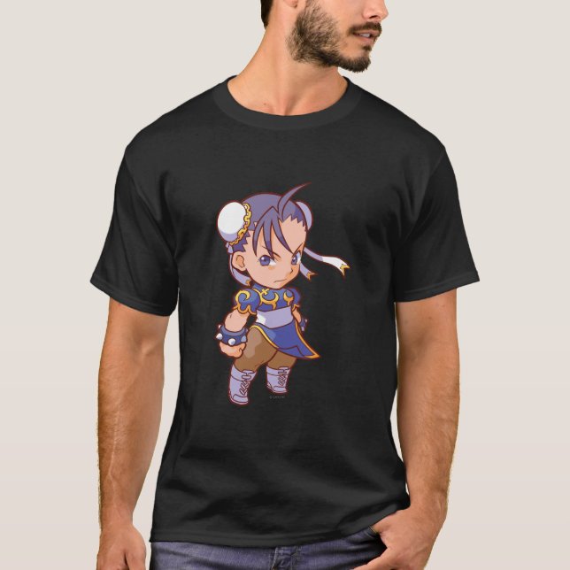 T-shirt Combattant Chun-Li 2 de poche (Devant)