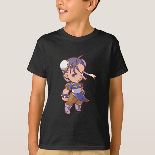 T-shirt Combattant Chun-Li 2 de poche (Devant)