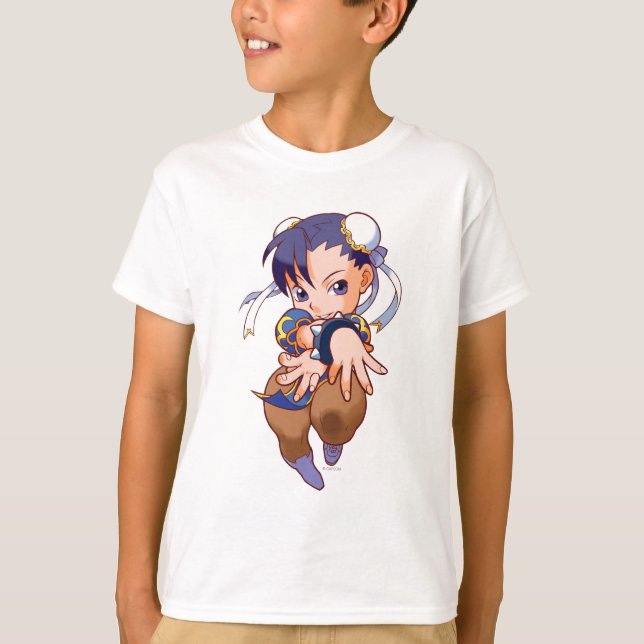 T-shirt Combattant Chun-Li de poche (Devant)