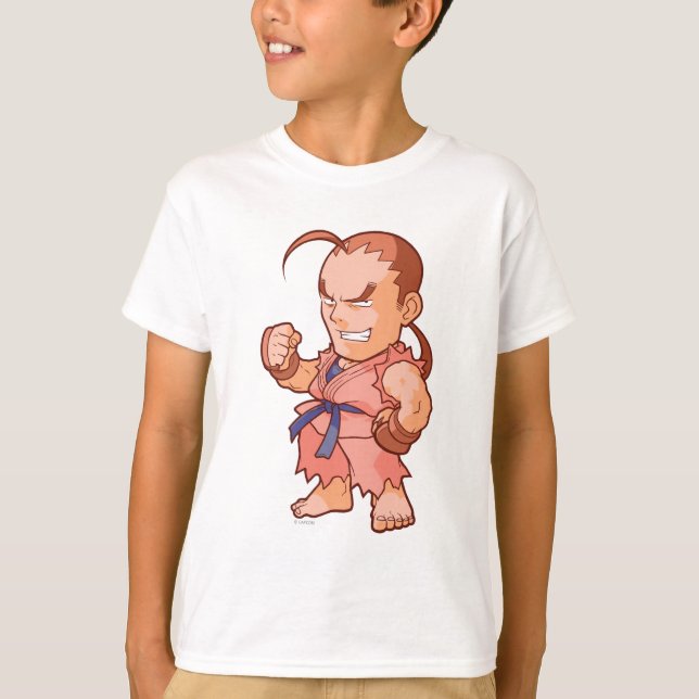 T-shirt Combattant Dan de poche (Devant)