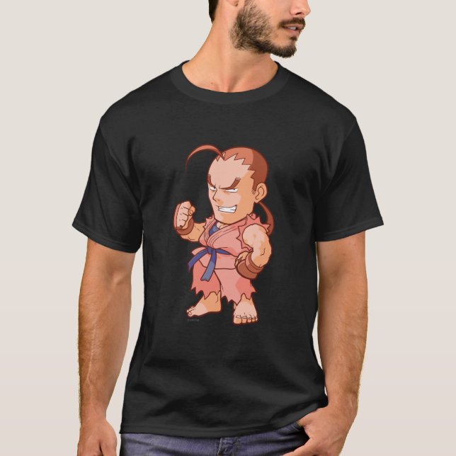 T-shirt Combattant Dan de poche (Devant)