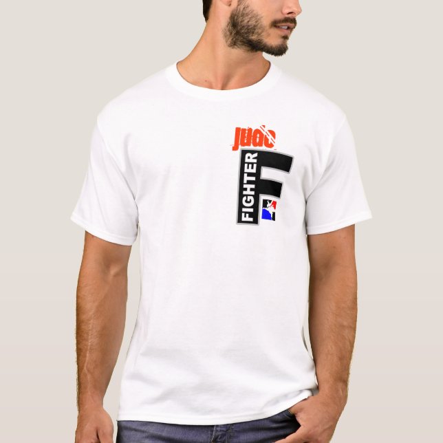 T-SHIRT COMBATTANT DE JUDO (Devant)