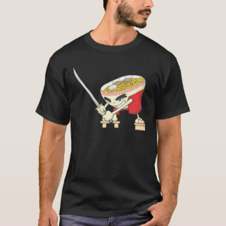 T-shirt Combattant japonais de soupe de nouilles avec