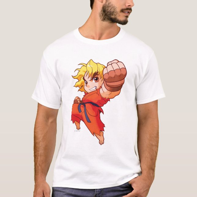 T-shirt Combattant Ken de poche (Devant)
