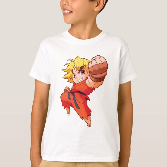 T-shirt Combattant Ken de poche (Devant)