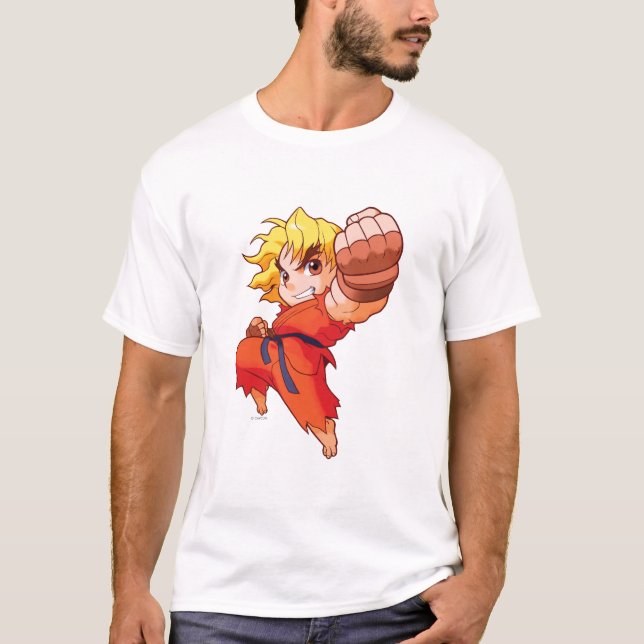 T-shirt Combattant Ken de poche (Devant)