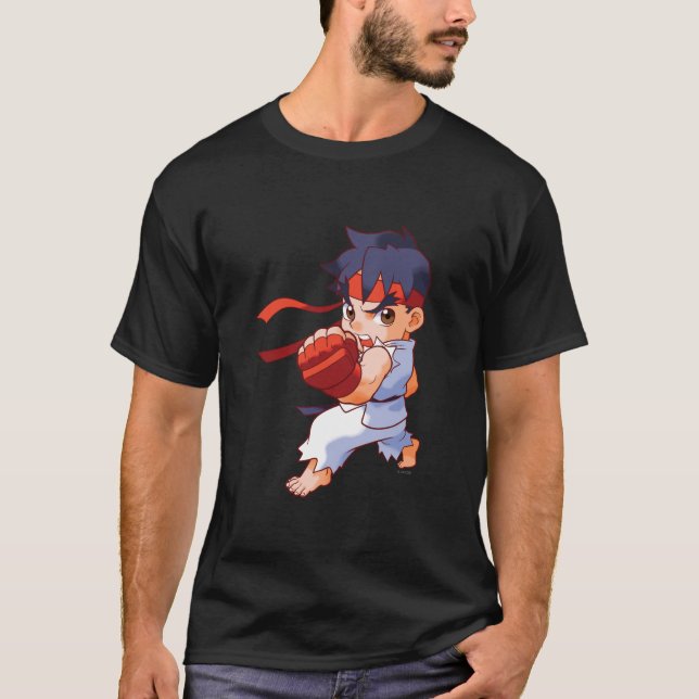 T-shirt Combattant Ryu 2 de poche (Devant)