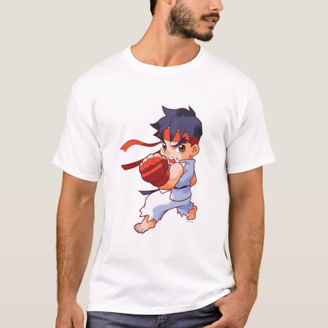 T-shirt Combattant Ryu 2 de poche (Devant)