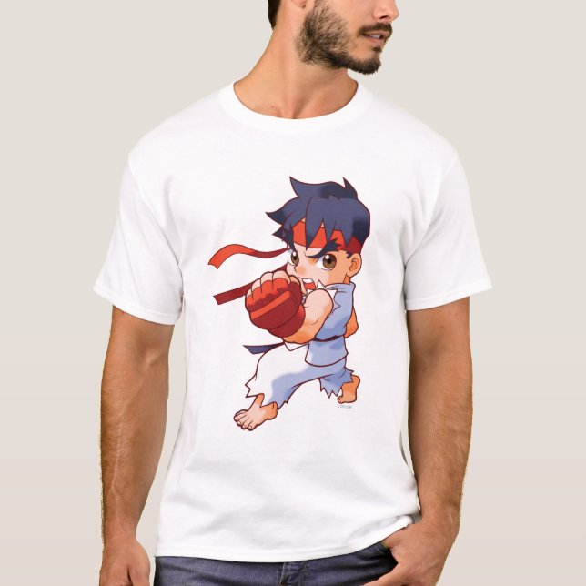 T-shirt Combattant Ryu 2 de poche (Devant)