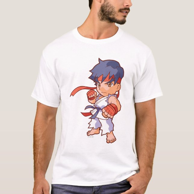 T-shirt Combattant Ryu de poche (Devant)