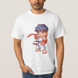 T-shirt Combattant Ryu de poche
