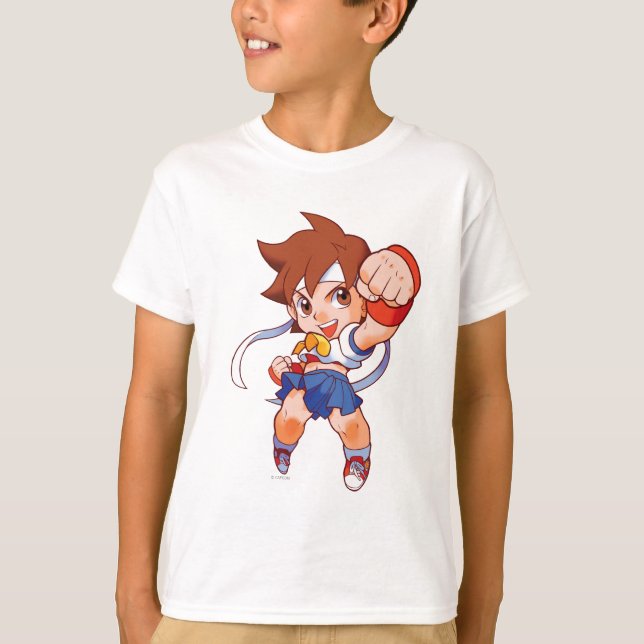 T-shirt Combattant Sakura 2 de poche (Devant)