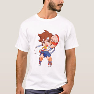 T-shirt Combattant Sakura 2 de poche