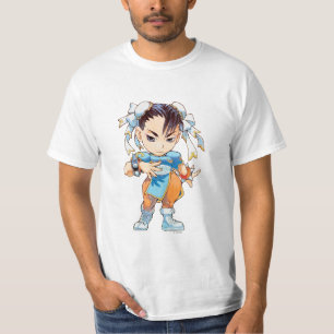 T-shirt Combattant superbe II Turbo Chun-Li de puzzle