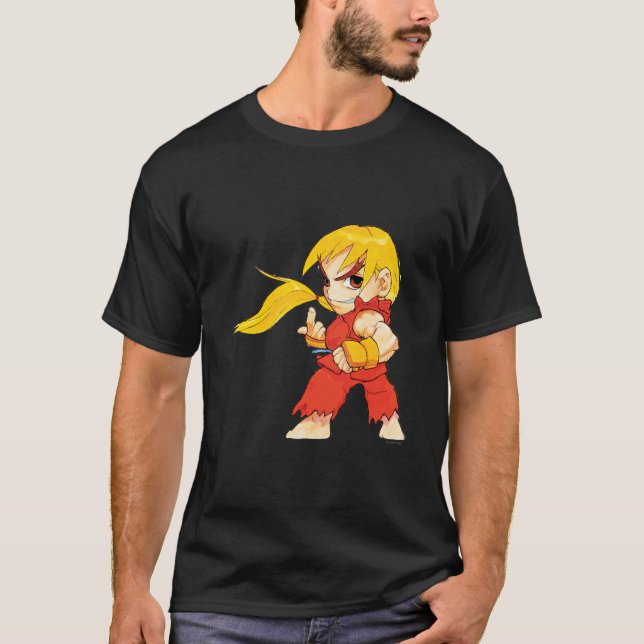 T-shirt Combattant superbe II Turbo Ken de puzzle (Devant)