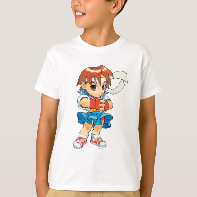 T-shirt Combattant superbe II Turbo Sakura 2 de puzzle (Devant)